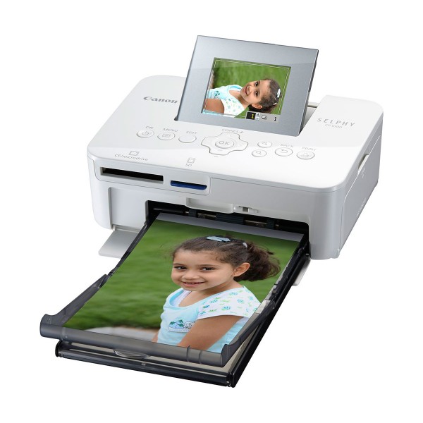 Canon selphy cp1000 blanco impresora fotográfica compacta y portátil impresión desde usb y sd