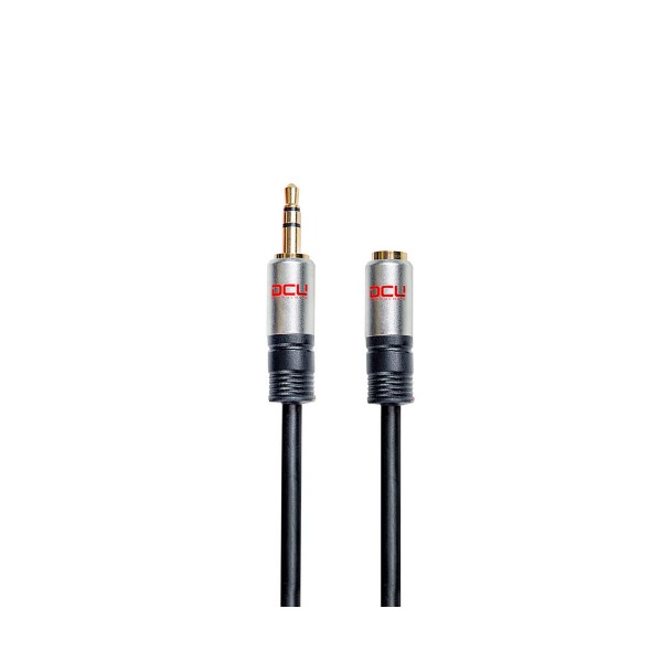 Dcu cable de audio conexión jack 3.5mm macho-hembra 1.5 metros