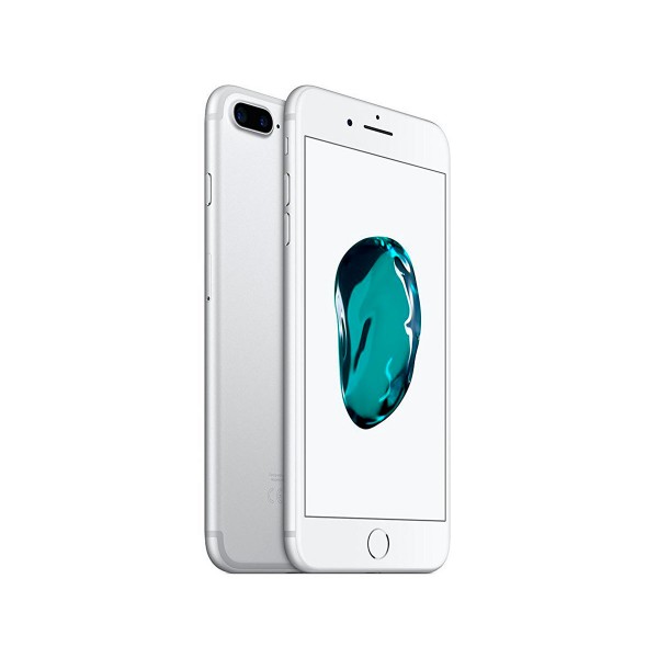 Apple iphone 7 plus 256gb plata reacondicionado cpo móvil 4g 5.5'' retina fhd/4core/256gb/3gb ram/12mp+12mp/7mp