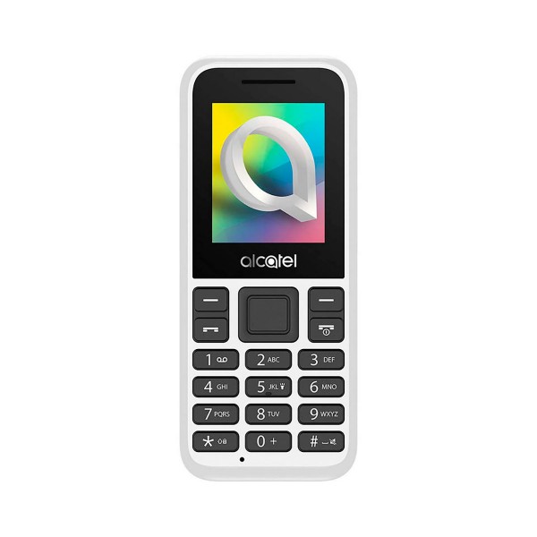 Alcatel 1066d blanco móvil senior dual sim 1.8'' tft con cámara y ranura microsd