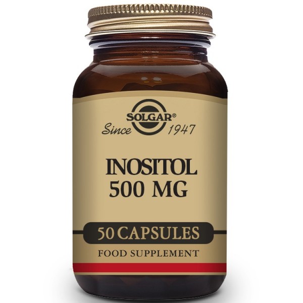 Inositol 500 Mg 50 Caps Solgar