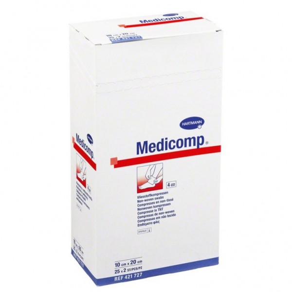 MEDICOMP COMPRESAS 7,5X7,5 CM 40X5 UDS R.411052 HARTMANN